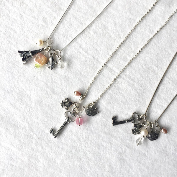 Sterling Charm Necklaces