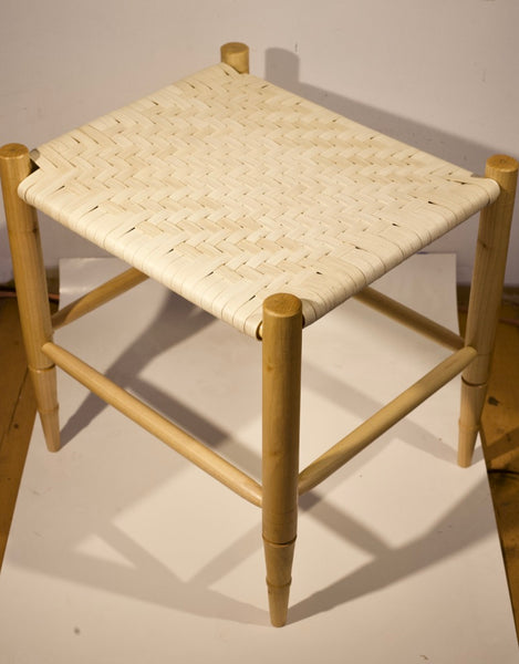 Wooden Stool - Turned Maple