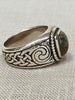 Connemara Marble Celtic Design Ring