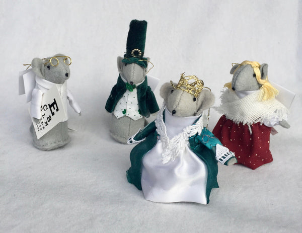 Mouse Ornaments - a Quartet