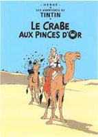 Tintin Poster - The Crab with the Golden Claws