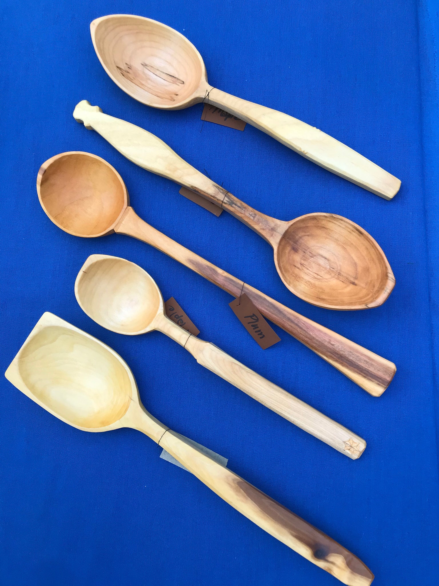 Hand Carved Large Wooden Spoons