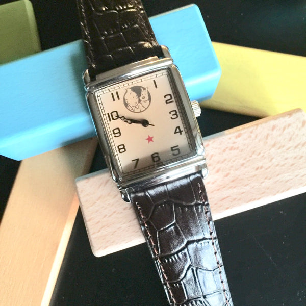Tintin Men's Tank Watch