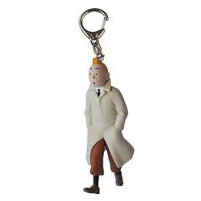 Tintin Keyring - Tintin Walking in his Coat - Mini