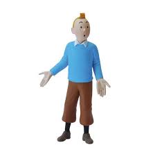 Tintin Keyring - Tintin Classic Blue Sweater & Knickers