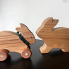 Wooden Bunny Pull-Toy
