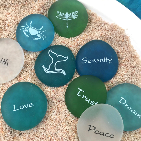 Mermaid Message Stones