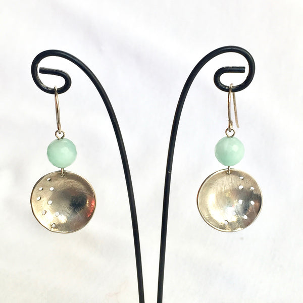 Sterling and Amazonite Earrings