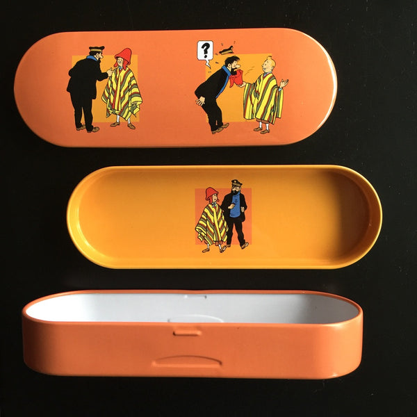 Tintin Pencil Case - Blue or Orange