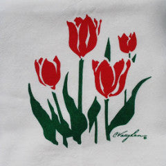 Tulip tea towel
