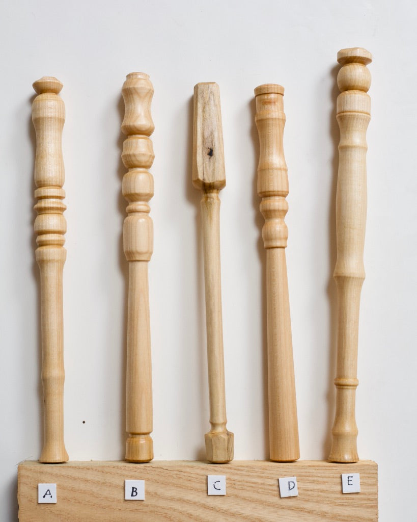 Turned Wooden Maple Muddlers