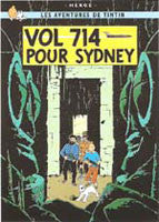 Tintin Poster - Fligh 714 to Sydney